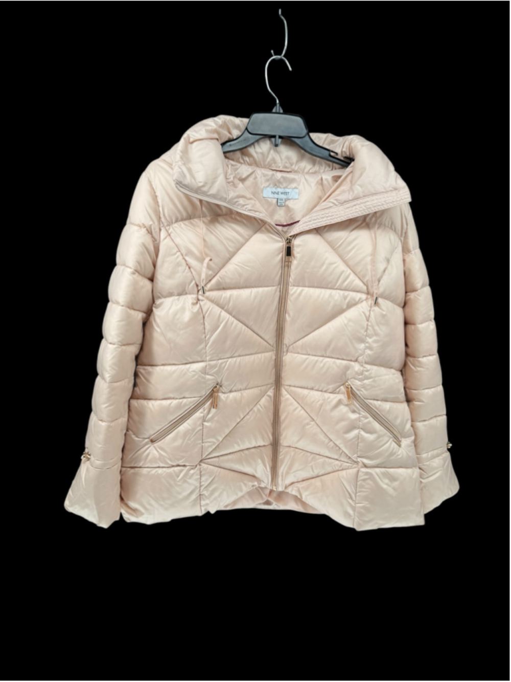 Women's Nine West Puffer Jacket Beige XXL